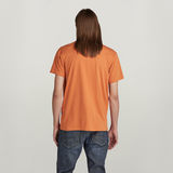 G-STAR Outlet Boxed High Density Graphic T-Shirt Orange