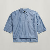 G-STAR Outlet Bowling Polo Medium blue
