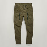 G-STAR Outlet Zip Pocket 3D Skinny Cargo Pants Green
