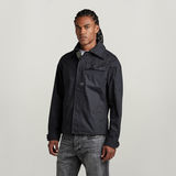 G-STAR Outlet High Collar Overshirt Black