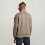 G-STAR Outlet Double Pocket Loose Sweater Brown
