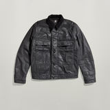 G-STAR Outlet Unisex Utility Flap Pocket Lined Jacket Black