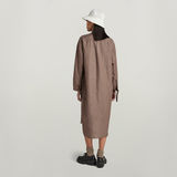 G-STAR Outlet Long Shirt Dress Brown