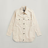 G-STAR Outlet Boyfriend Overshirt Beige