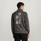 G-STAR Outlet Painted Garment Dyed Graphic Skipper Black