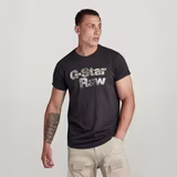 G-STAR Outlet Painted Graphic Lash T-Shirt Black