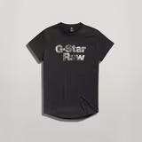 G-STAR Outlet Painted Graphic Lash T-Shirt Black