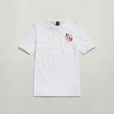 G-STAR Outlet Graphic 9 Slim T-Shirt White