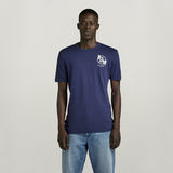 G-STAR Outlet Graphic 9 Slim T-Shirt Dark blue