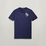 G-STAR Outlet Graphic 9 Slim T-Shirt Dark blue