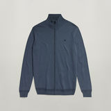 G-STAR Outlet Core Zip Through Knit Medium blue