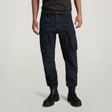 G-STAR Outlet Cargo Pants 3D Regular Tapered Cuffed Dark blue