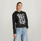 G-STAR Outlet Sudadera Graphic 3 Hooded Negro