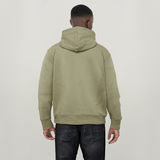 G-STAR Outlet Hooded Zip Sweater 2 Green