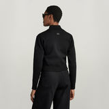 G-STAR Outlet Sudadera Moto Knitted Bomber Negro