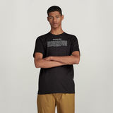 G-STAR Outlet Camiseta Poem Slim Negro