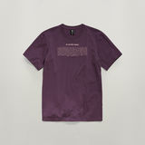 G-STAR Outlet Poem Slim T-Shirt Purple