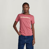 G-STAR Outlet GS Graphic Slim Top Pink