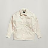 G-STAR Outlet Sobrecamisa Boxy Sherpa Lined Beige