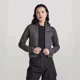 G-STAR Outlet Fleece Zip Slim Sweater Black