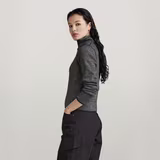 G-STAR Outlet Fleece Zip Slim Sweater Black