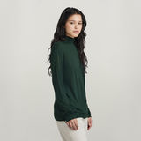 G-STAR Outlet Essential Mock Loose Top Green