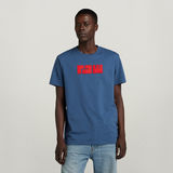 G-STAR Outlet Camiseta RAW. Felt Azul intermedio