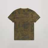 G-STAR Outlet Camiseta Line Camo Allover Multi color