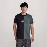G-STAR Outlet Camiseta Cut & Sew Graphic Multi color