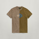 G-STAR Outlet Camiseta Cut & Sew Graphic Multi color
