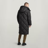 G-STAR Outlet G-Whistler XL Long Blanket Puffer Coat Black