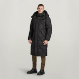 G-STAR Outlet G-Whistler XL Long Blanket Puffer Coat Black