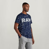 G-STAR Outlet Raw. Splatter T-Shirt Multi color