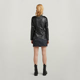 G-STAR Outlet Y2K Leather Peacoat Black