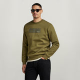 G-STAR Outlet RAW. Felt Sweater Green