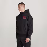 G-STAR Outlet GS Raw Back Graphic Loose Hoodie Black