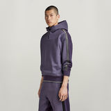 G-STAR Outlet Tape Color Block Loose Half Zip Hoodie Multi color
