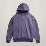 G-STAR Outlet Tape Color Block Loose Half Zip Hoodie Multi color