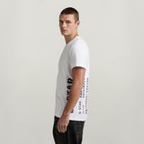 G-STAR Outlet Side Stencil T-Shirt White