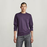 G-STAR Outlet Aviaton Lightweight Sweater Purple