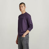 G-STAR Outlet Aviaton Lightweight Sweater Purple