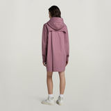 G-STAR Outlet Fabric Mix Loose Hoodie Dress Purple