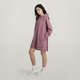 G-STAR Outlet Fabric Mix Loose Hoodie Dress Purple