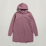 G-STAR Outlet Fabric Mix Loose Hoodie Dress Purple