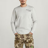 G-STAR Outlet Lightweight Moto Sweater Grey