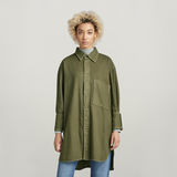 G-STAR Outlet Oversized Boyfriend Shirt Green
