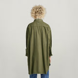 G-STAR Outlet Oversized Boyfriend Shirt Green