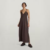 G-STAR Outlet Slip Dress Loose Brown