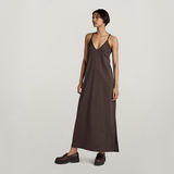 G-STAR Outlet Slip Dress Loose Brown