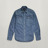 G-STAR Outlet 3301 Regular Shirt Evergreen Medium blue